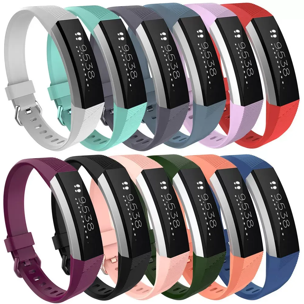 Small Replacement Wrist Band Silicon Strap Clasp For Fitbit Alta HR Watch Sports Colorful Bracelets Fashion band Accessories