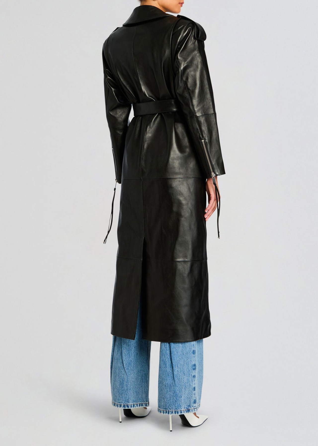 Knightley Leather Trench Coat