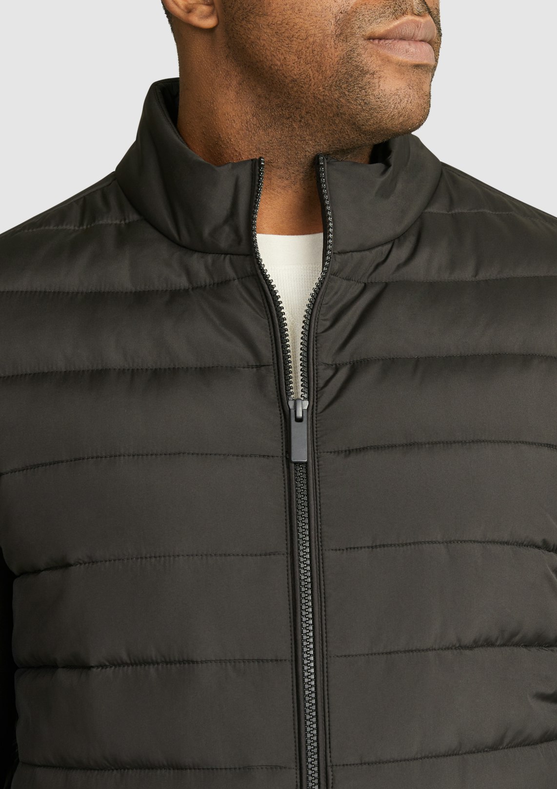 BLACK MILAN PUFFER JACKET