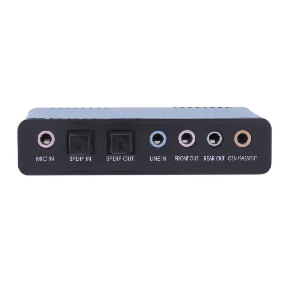 External USB Sound Card Channel 5.1 7.1 Optical Audio Card Adapter for PC Computer Laptop