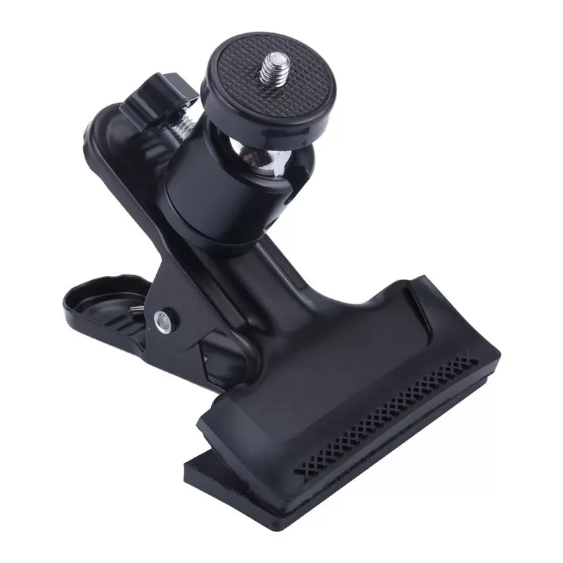 Camera Clip Photography Metal Clip Clamp Holder Mount with Standard Ball Head 1/4 Screw for Camera Flash Holder Bracket