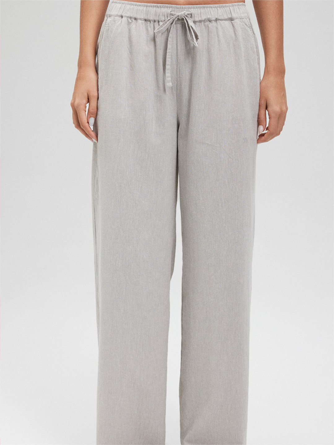 Woven Straight Leg Pants