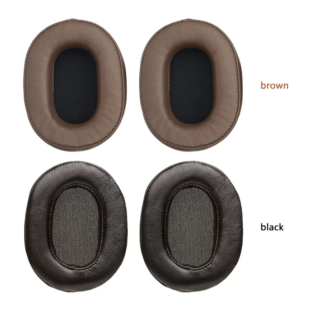 Sheepskin Ear Cushions Pads for Adio Technica ATH MSR7 M50x M20 M40 M40x Soft and Durable Earphone Case