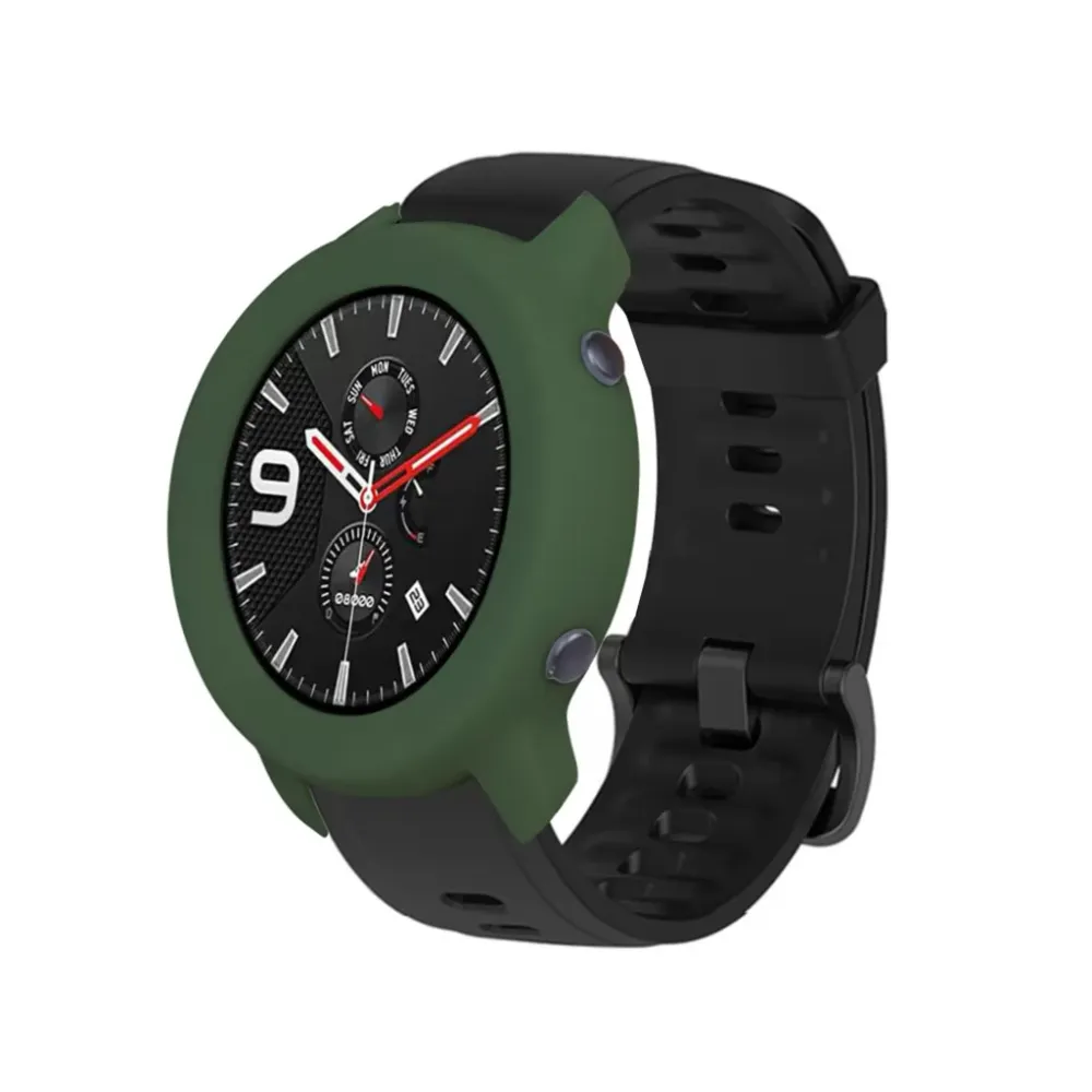 Soft Full Case Cover Shell Silicone Frame Protective for Huami AMAZFIT GTR 42mm Full Cover Protector Shell Accessories