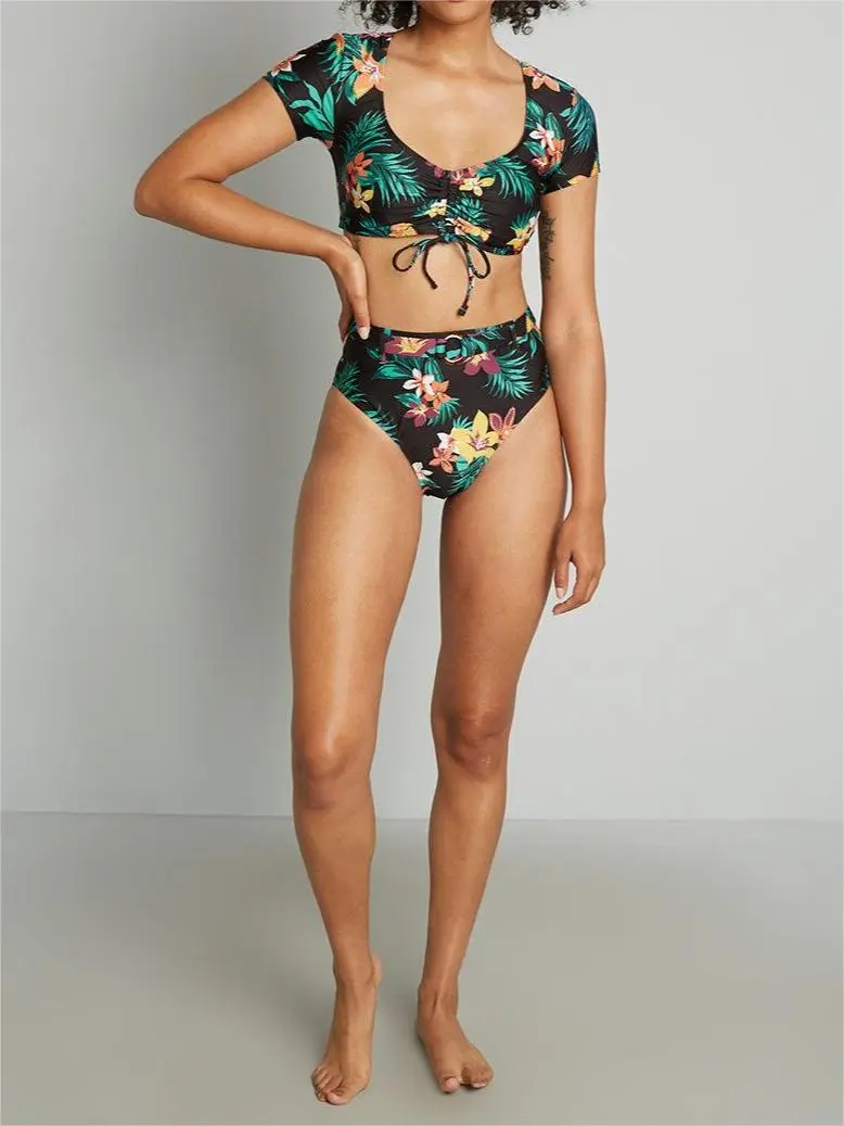 Boardwalk Bliss High-Waisted Bikini Bottom