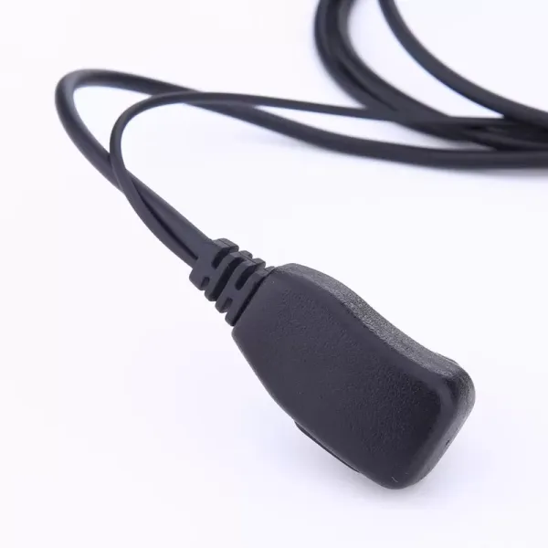 1m 2 PIN Earpiece Headset PTT with Microphone Walkie Talkie Ear Hook Interphone Earphone Earpiece for BAOFENG UV5R/KENWOOD/HYT