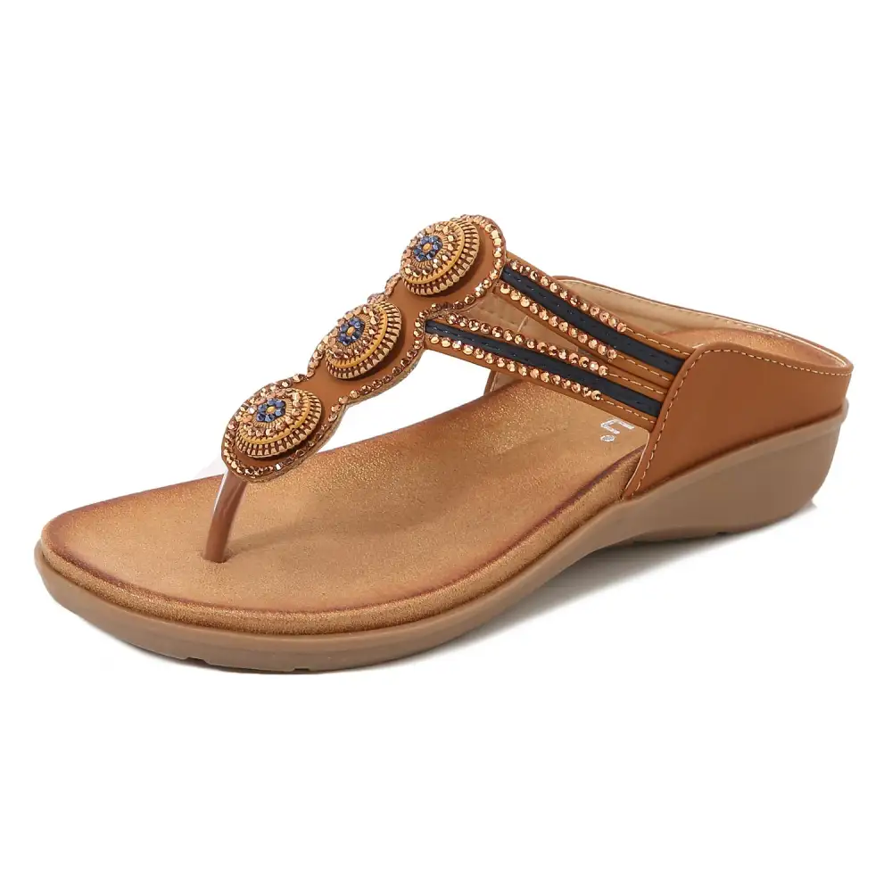 Cilool Bohemia Women Ladies Fashion Flat Sandals