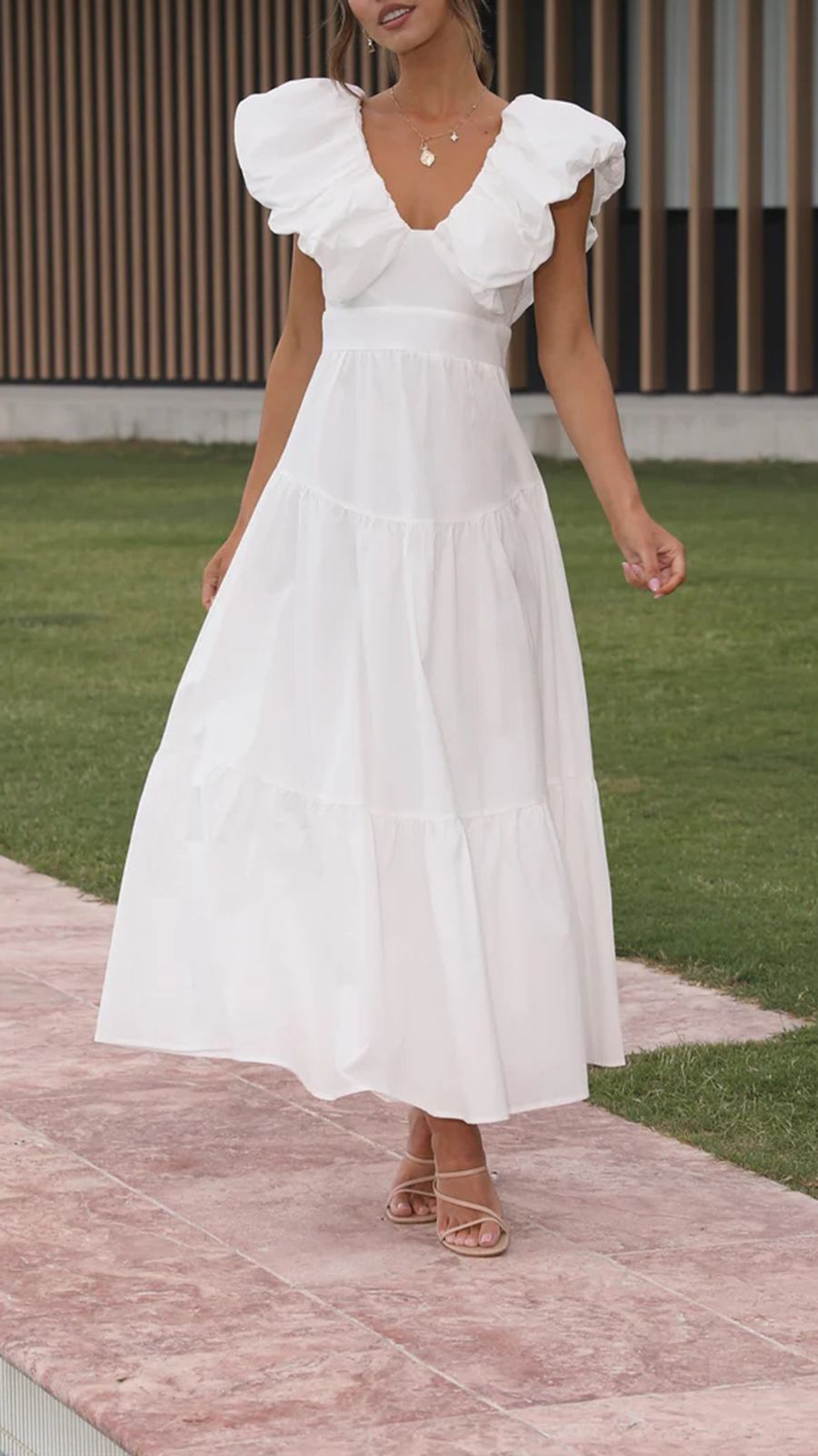 Emma Maxi Dress - White