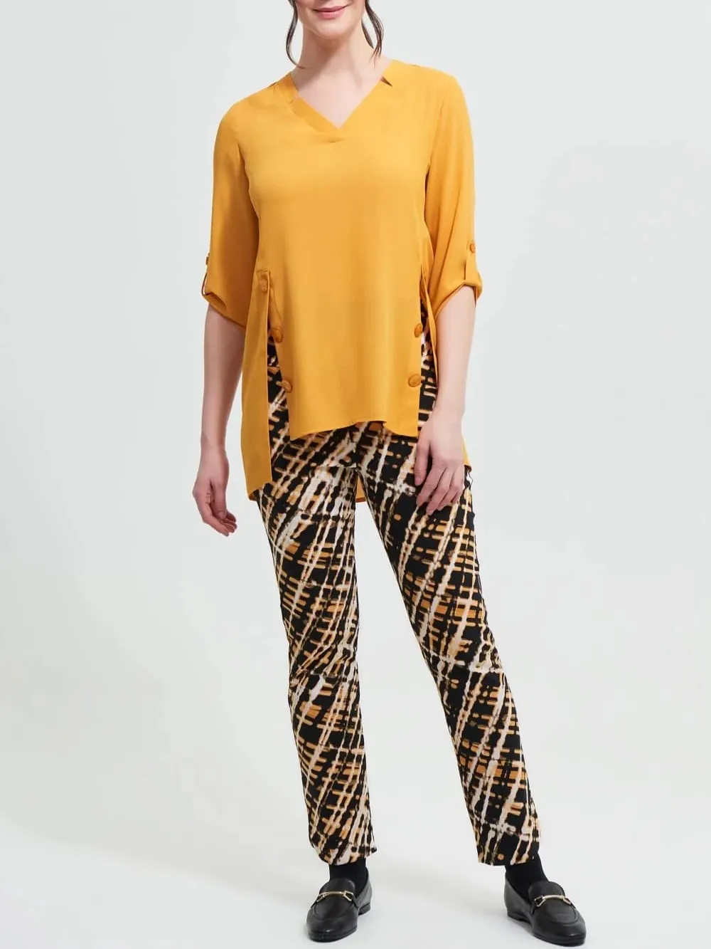 Top Marigold V Neck