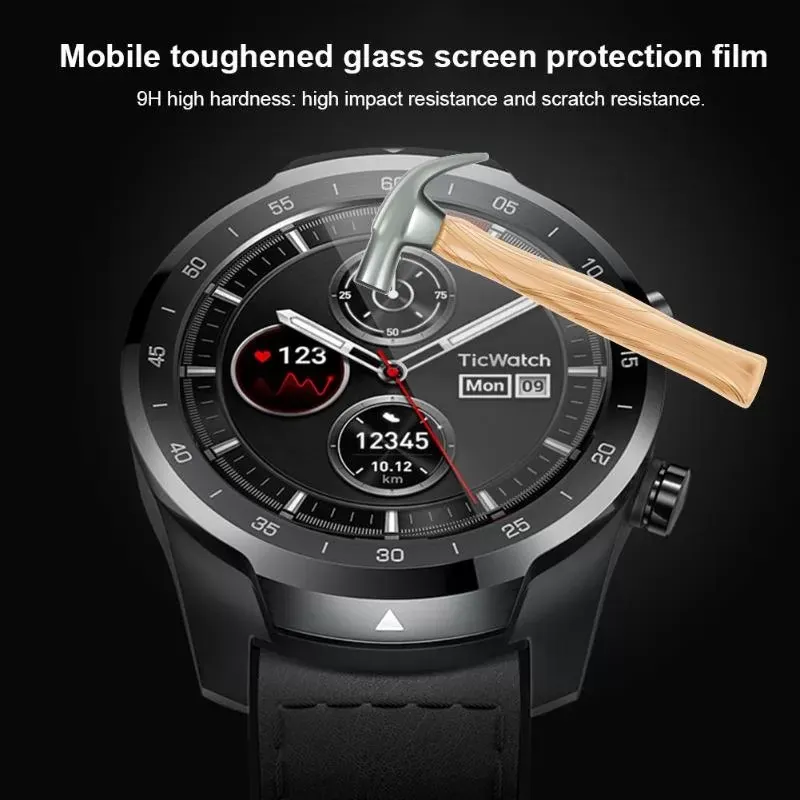 2pcs Tempered Glass Protective Film Screen Protector for Grmin Fenix 3 HR