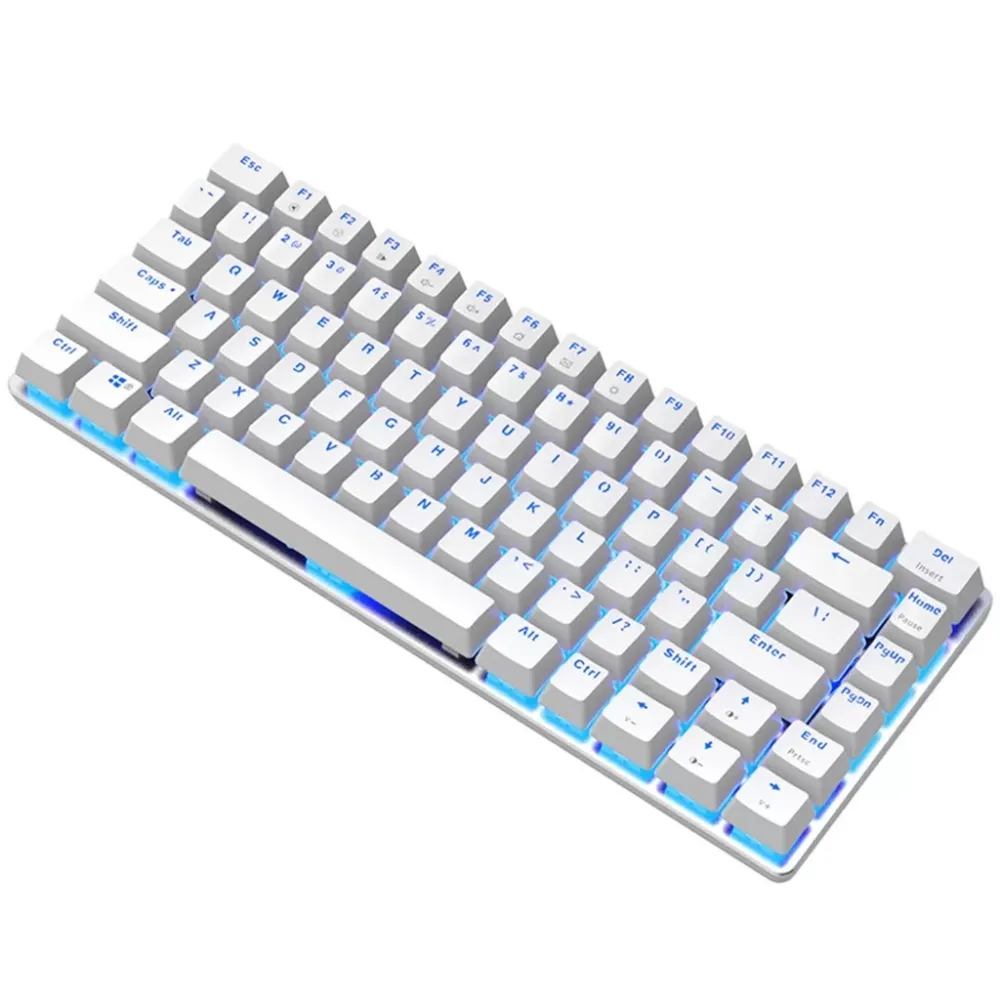 AK33 Backlit Usb Wired Gaming Mechanical Keyboard Blue Black Switches Desktop Office Entertainment For Laptop Pc Gamer