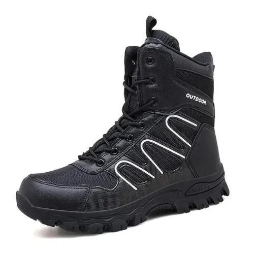 Men's Outdoor Tactical Hiking Boots Non-Slip Breathable Work Boots