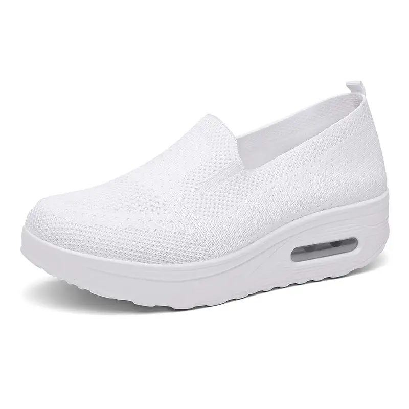 Cilool Casual Slip-On Sport Shoes Runing Platform Sneakers