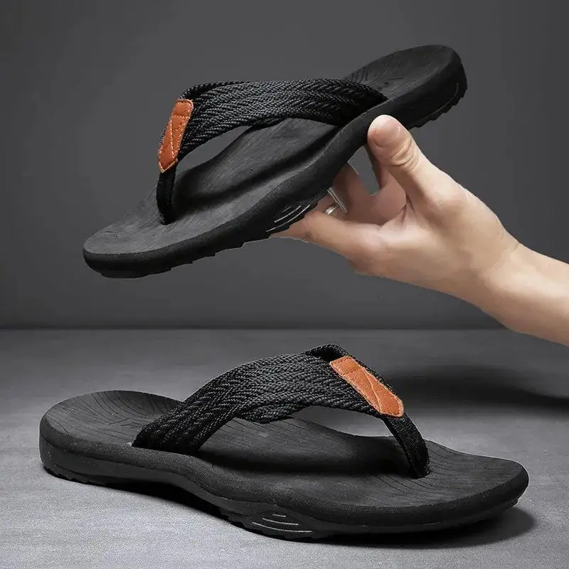 Orthopedic Sandals Men Wide Width Comfy Flat Sporty Flip-flops Trendy Summer