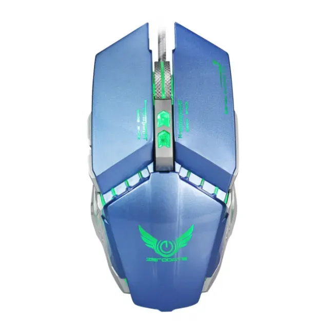 Ergonomic design 3200dpi 7-Key programmable professional game mouse, led dazzling luminous, suitable for laptop and pc