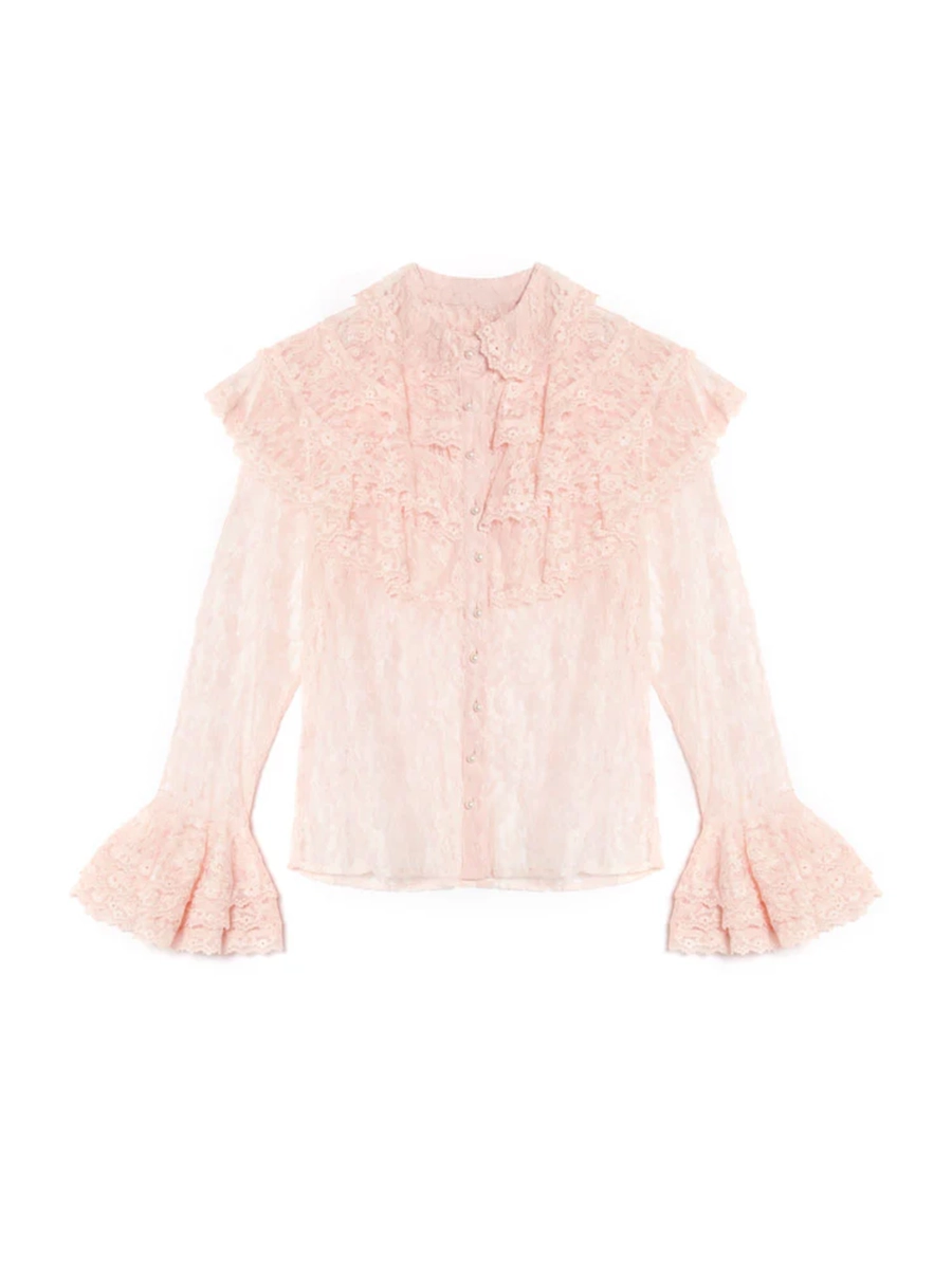 DREAM Filly Lace Ruffle Blouse