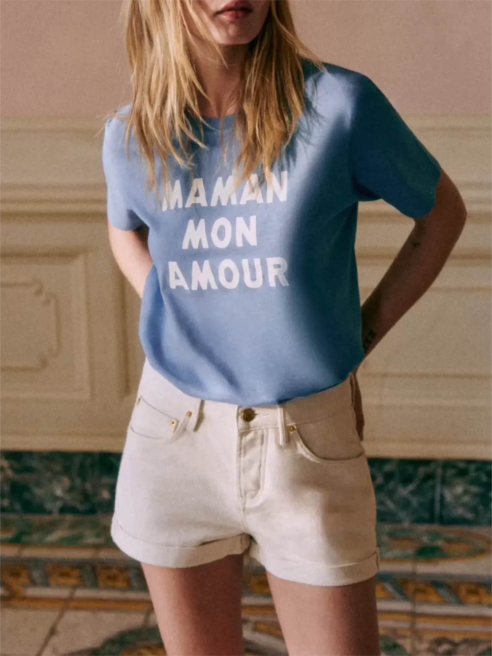 Cheap Maman Mon Amour T-Shirt