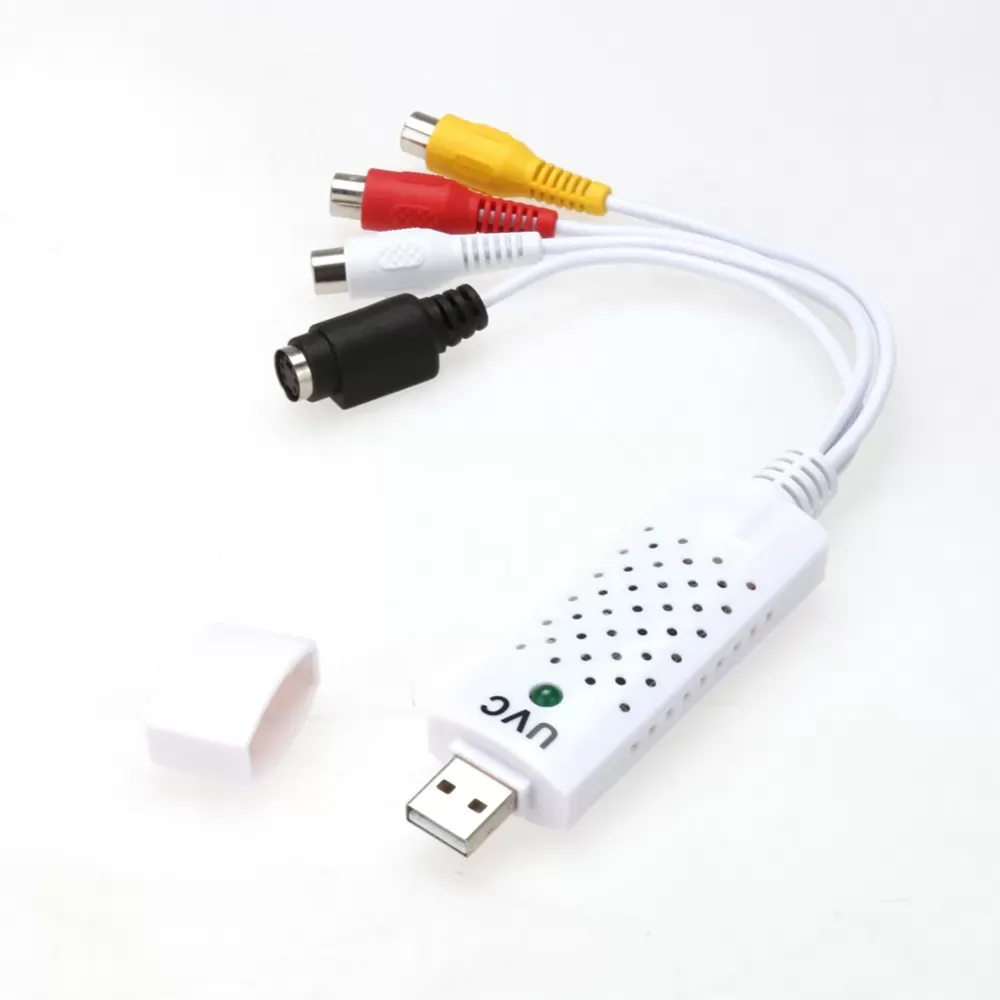 USB 2.0 Converter Audio Video Capture Grabber Adapter for Win XP 7 8 10