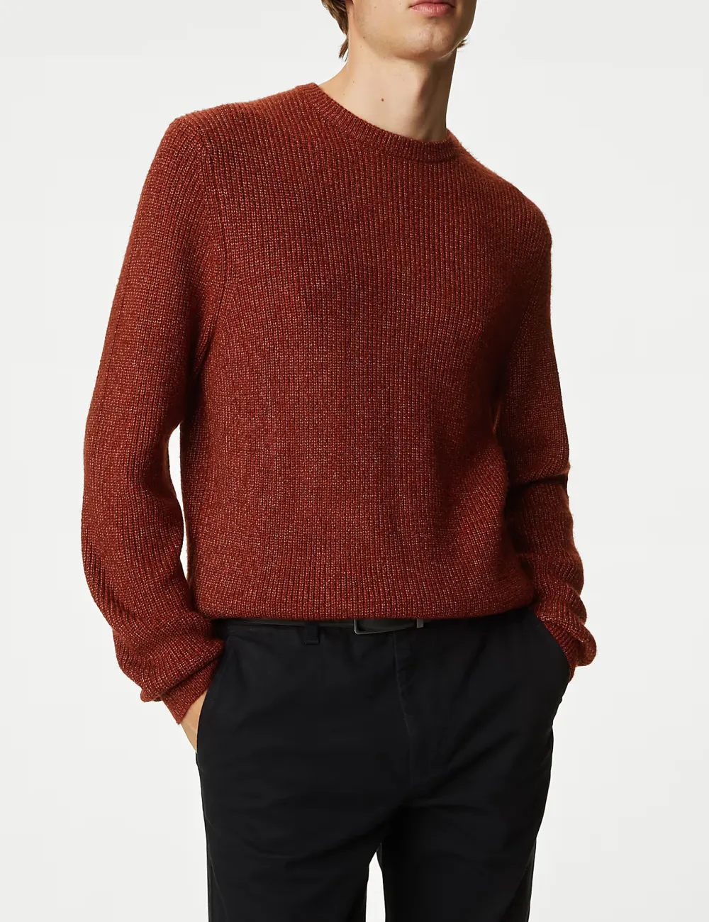 Supersoft Chunky Crew Neck Jumper