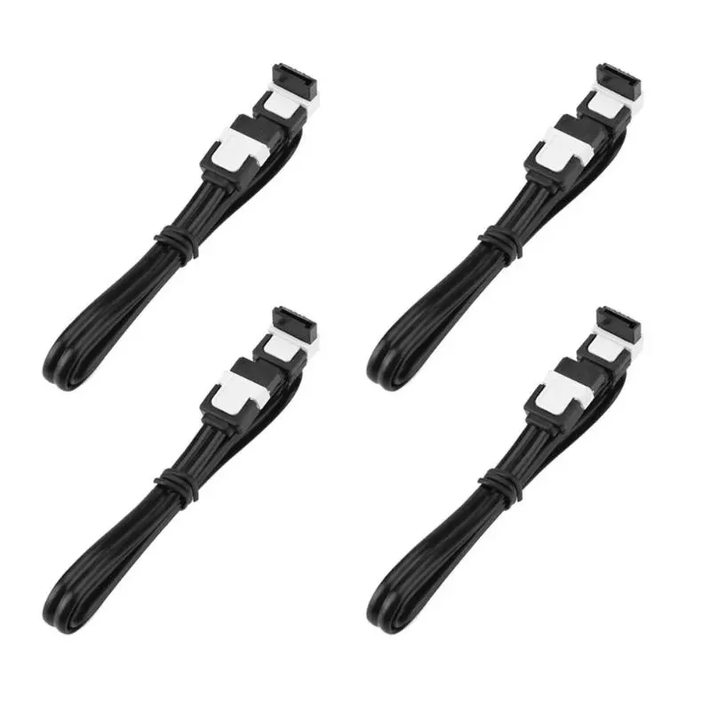 4pcs HDD SSD SATA 3.0 III 6Gb/s Serial Port Hard Disk Drive Data Cable Wire