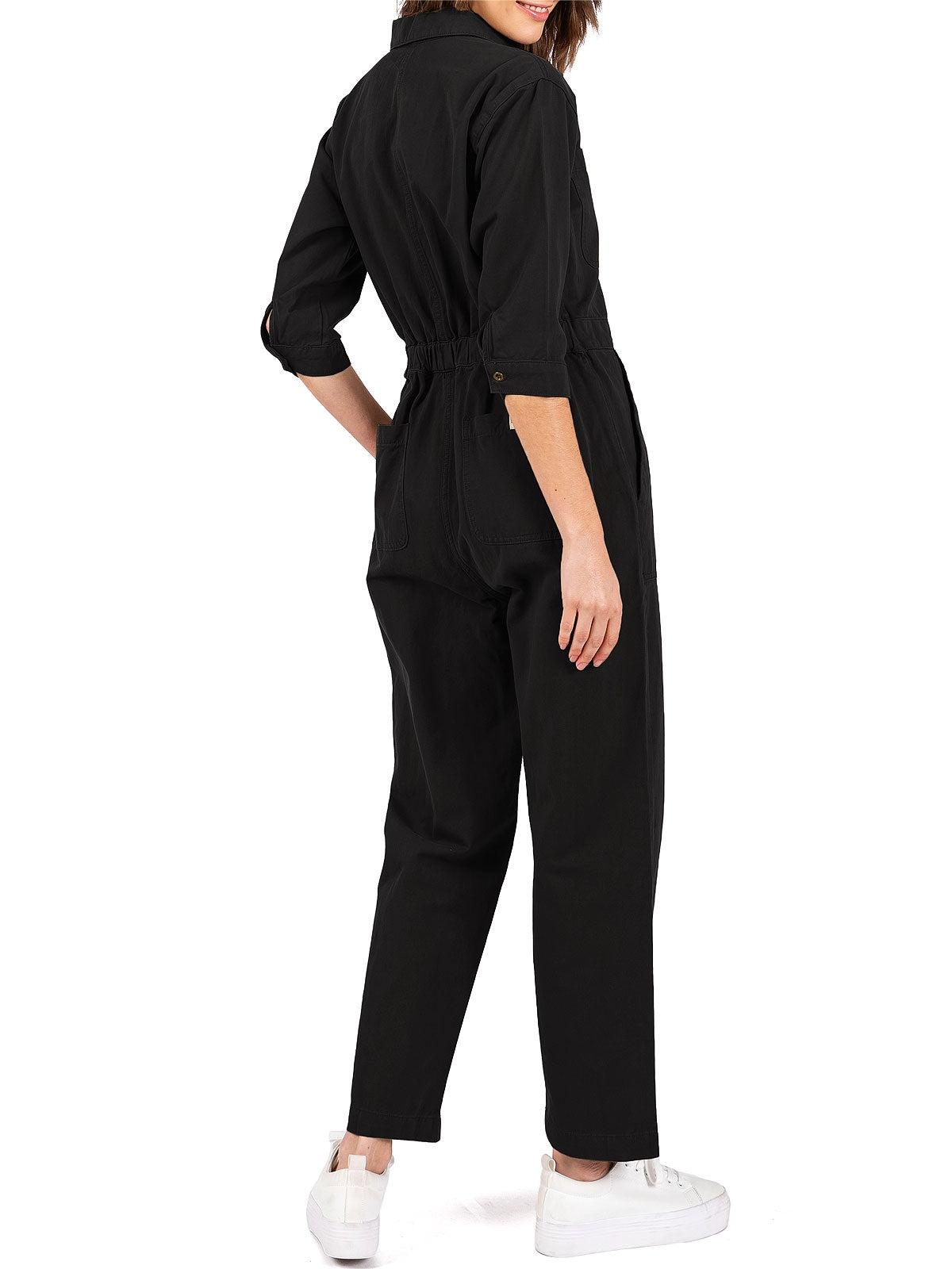 Lana Roux Coverall Aviator Jumpsuit