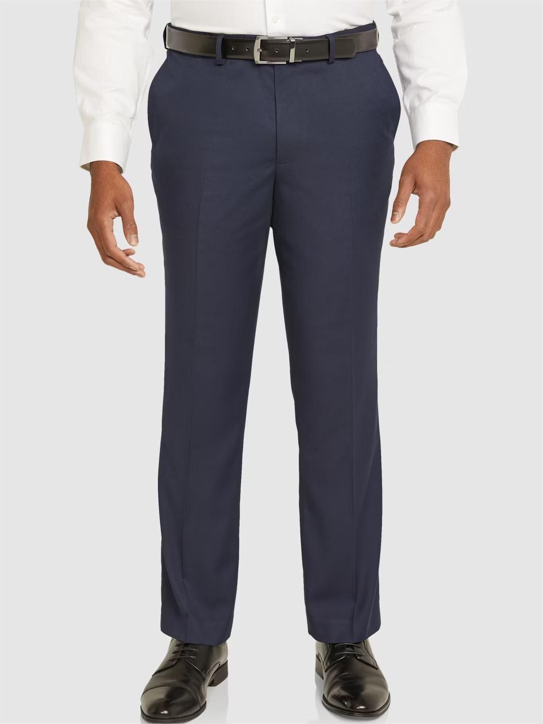 NAVY DALTON STRETCH DRESS PANT