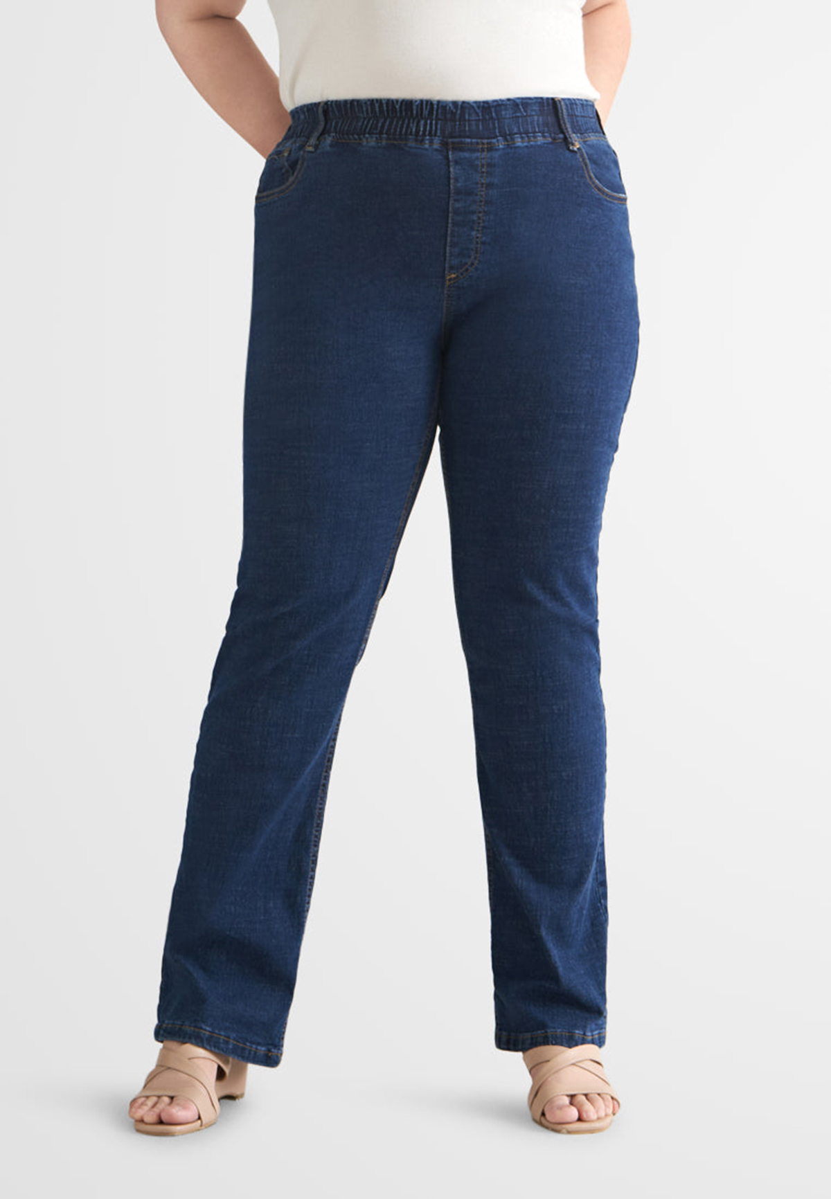 Ultra Stretch Straight Cut Jeans