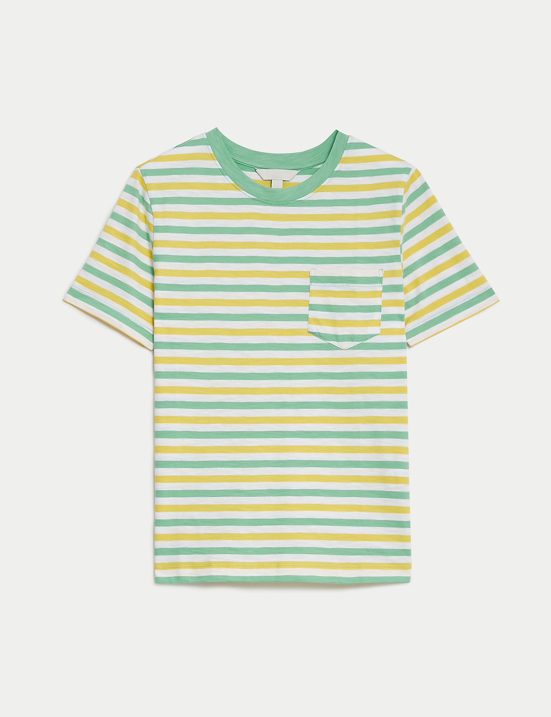 Pure Cotton Striped T-Shirt