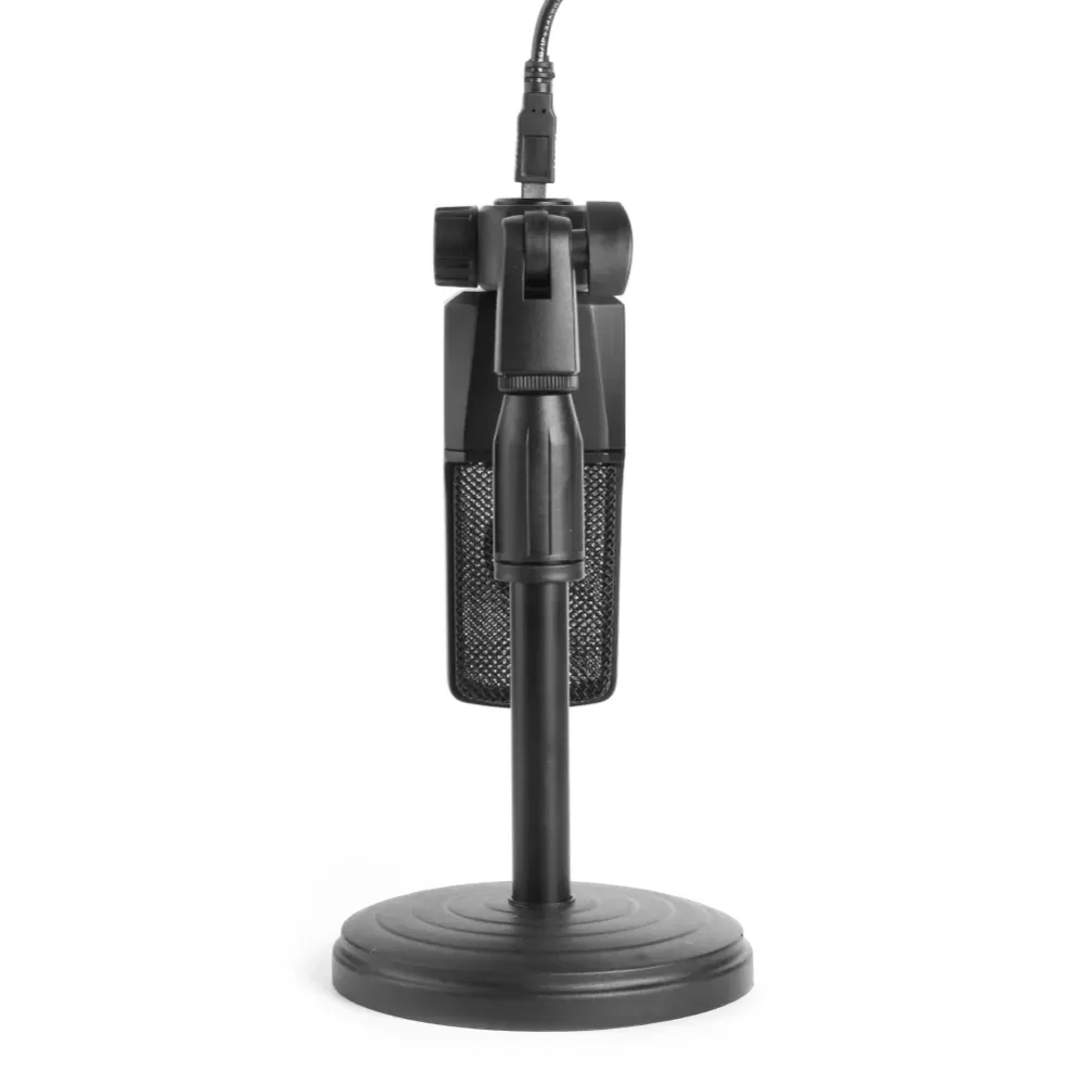 USB Condenser Microphone Cardioid Mic with Desktop Stand for PC Computer,suitable for indoor recording room, personal recording