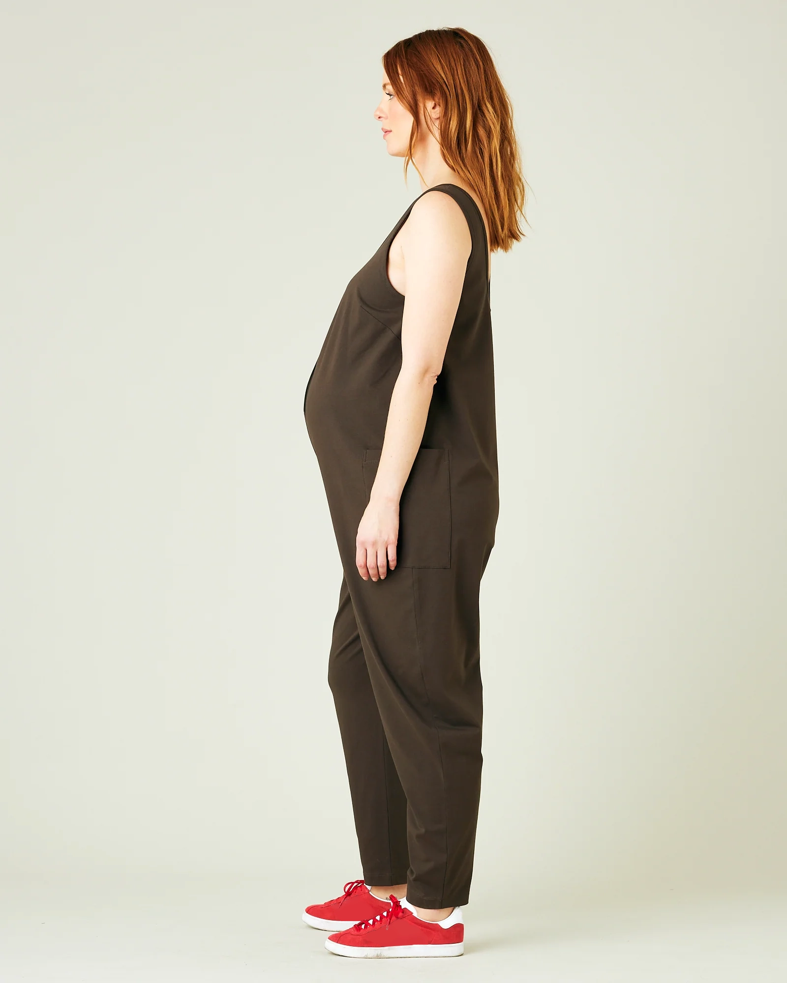 COCOA COTTON JERSEY JUMPSUIT