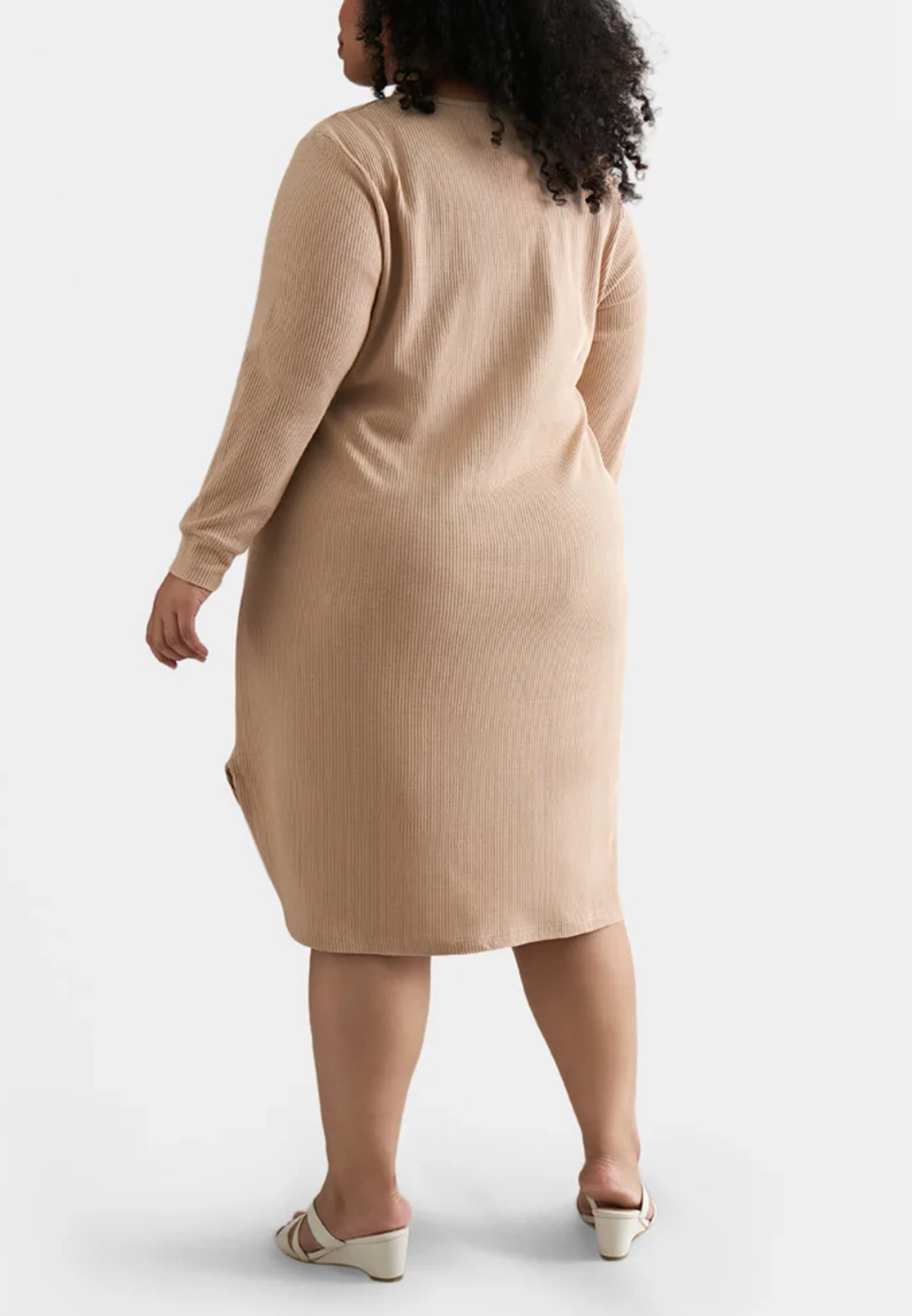 Willow Waffle Long Tunic Dress