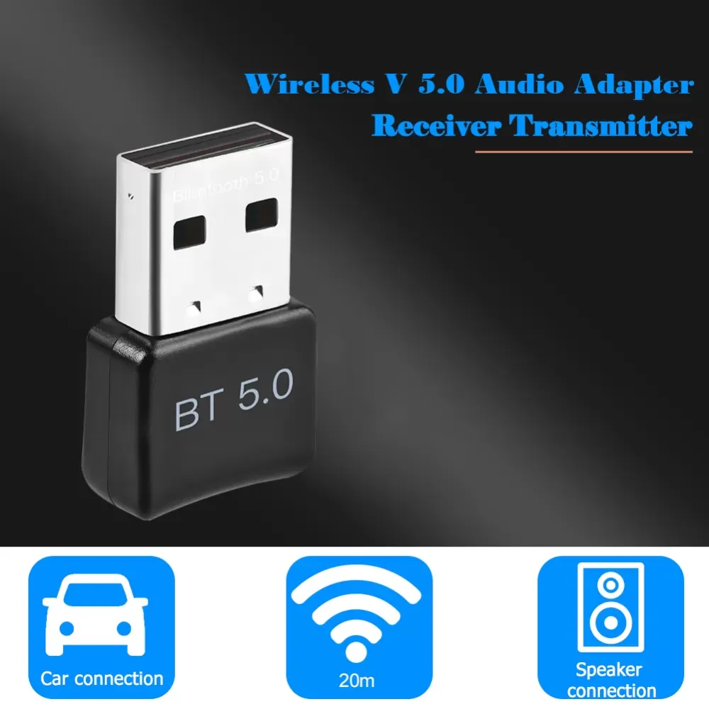 Bluetoth Adapters Receiver Transmitters Office Caring Dongle Wireless Music USB Computer Supplies for PC Speaker