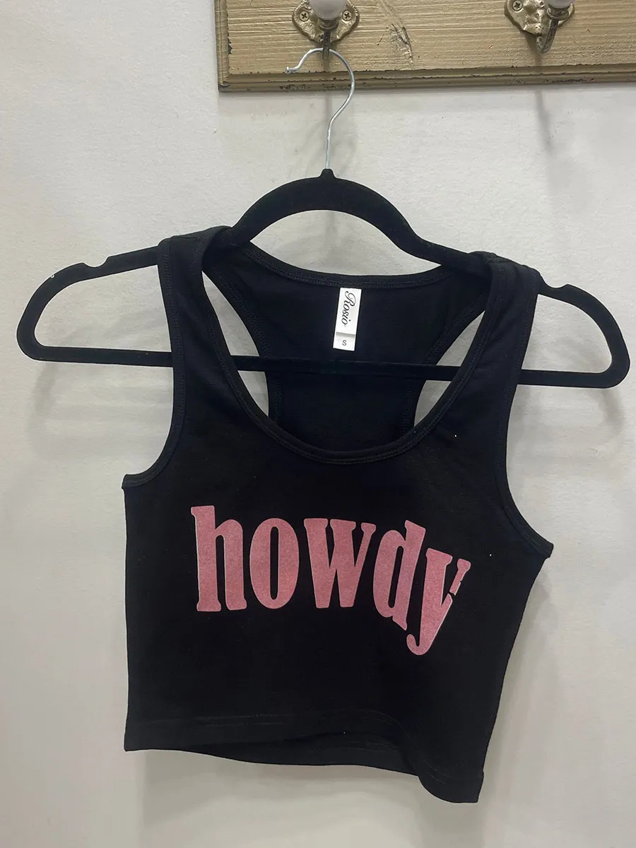 Howdy Racerback Tank