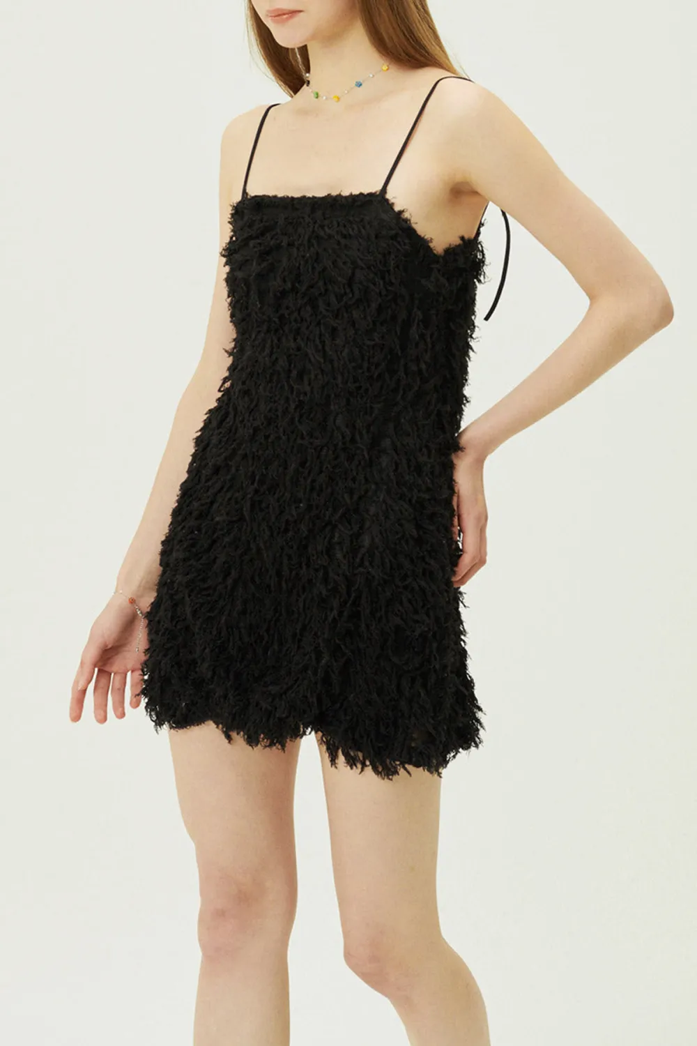 Liane Faux Feather Dress