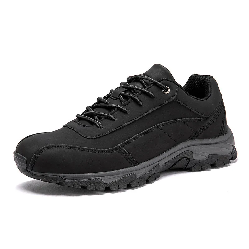 Men's shoes leather waterproof sneakers