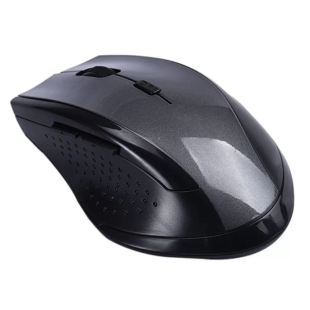 2.4GHz Wireless Optical Gaming Mouse Mice Gray Portable Ergonomic Computer Silent PC Desktop Laptop Accessories