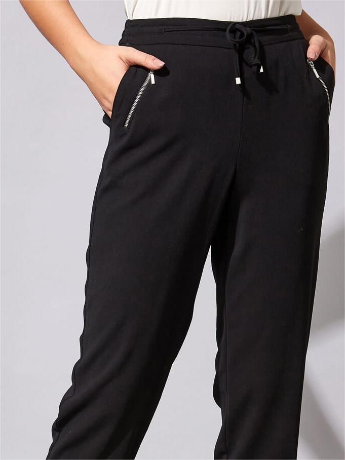 Black Comfort Track Pants