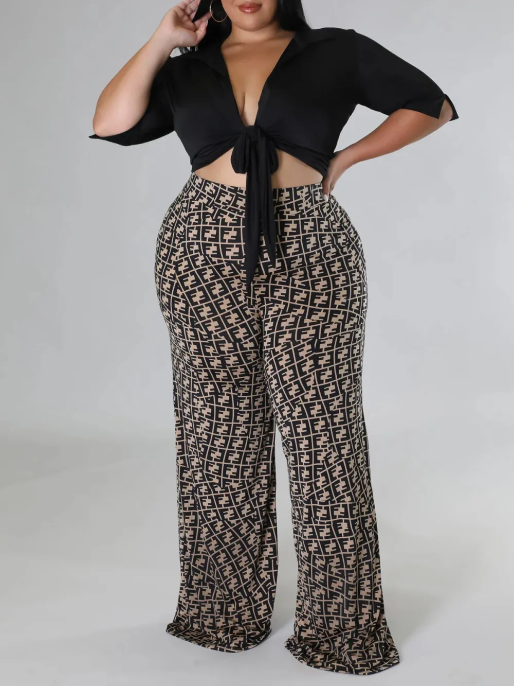 Women'S Stylish Printed Pants Set