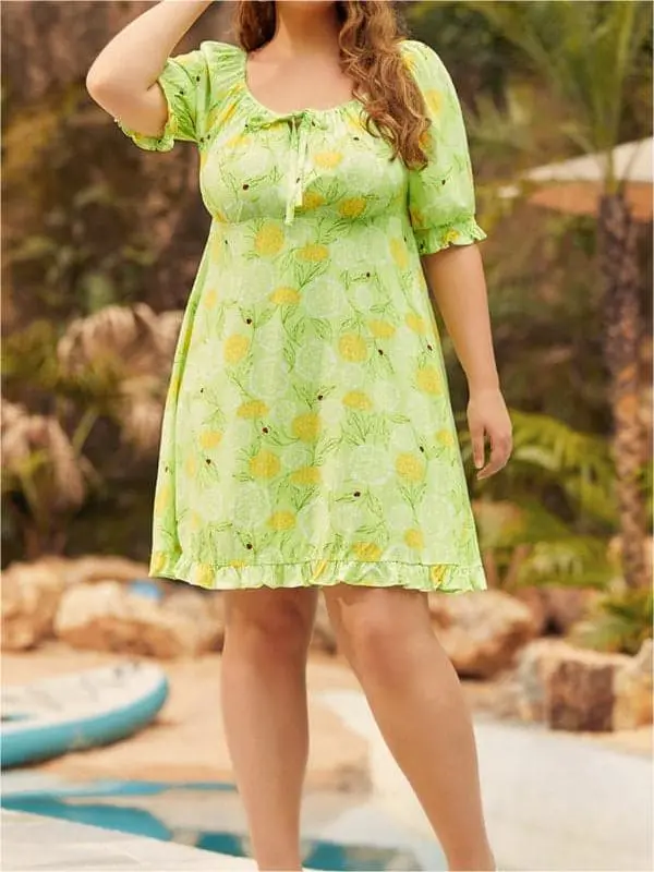 Picnic in Paradise Babydoll Dress