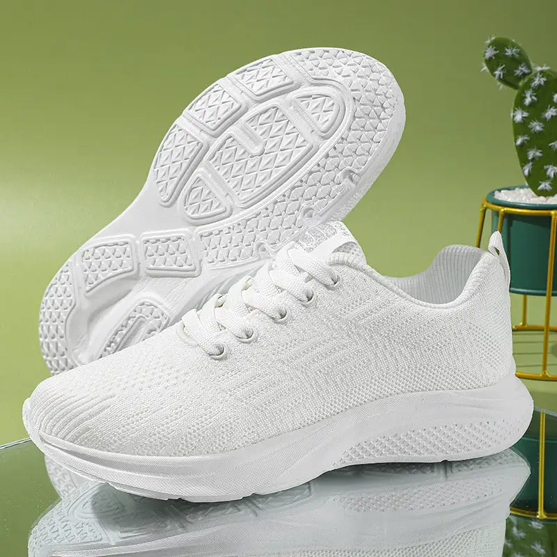 Cilool Platform Air Mesh Casual Sports Sneakers