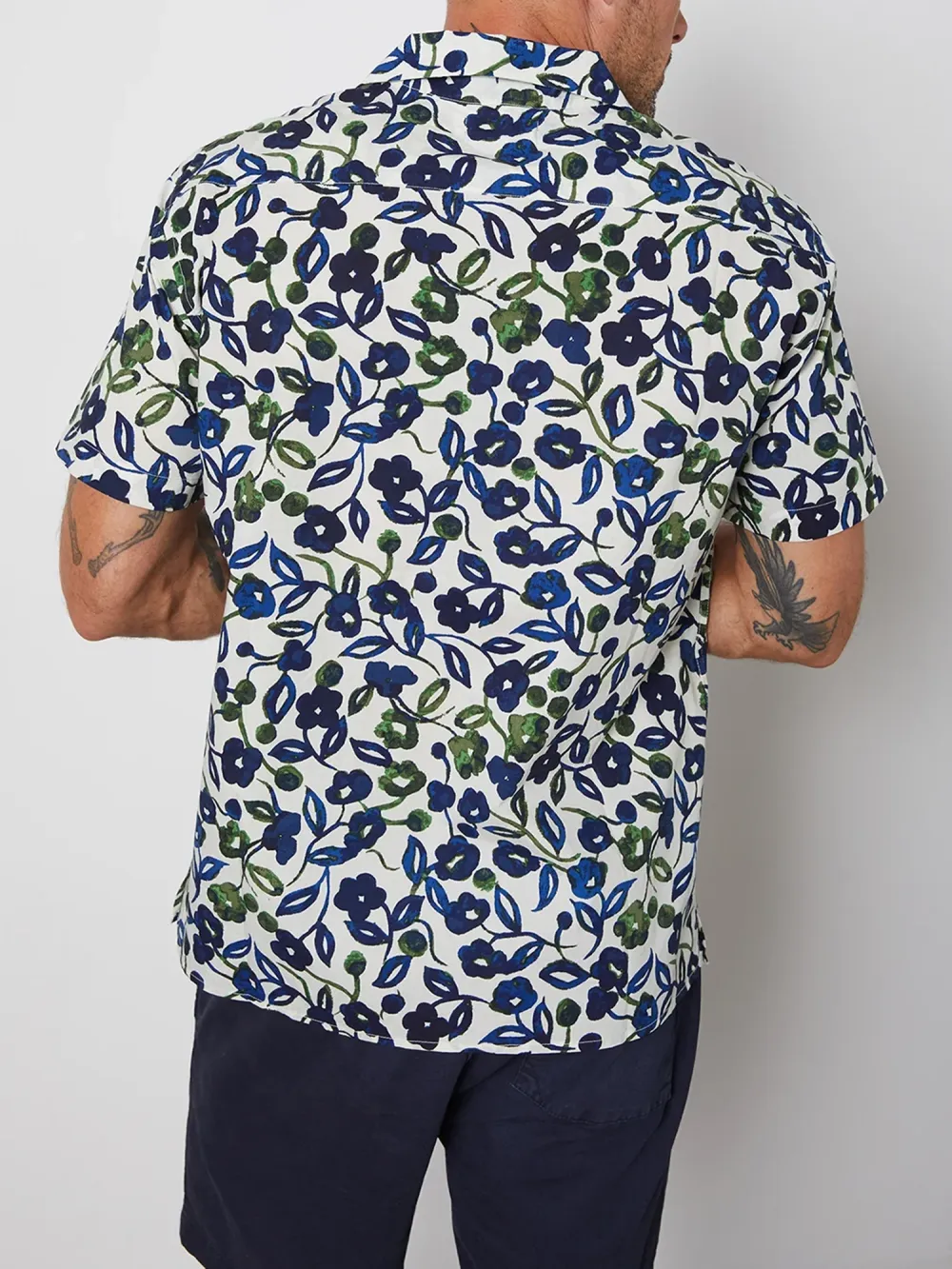 Buttons Front Floral Print Fashion Shirts