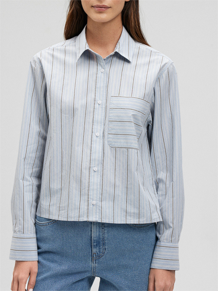 Long Sleeve Pocket Shirt