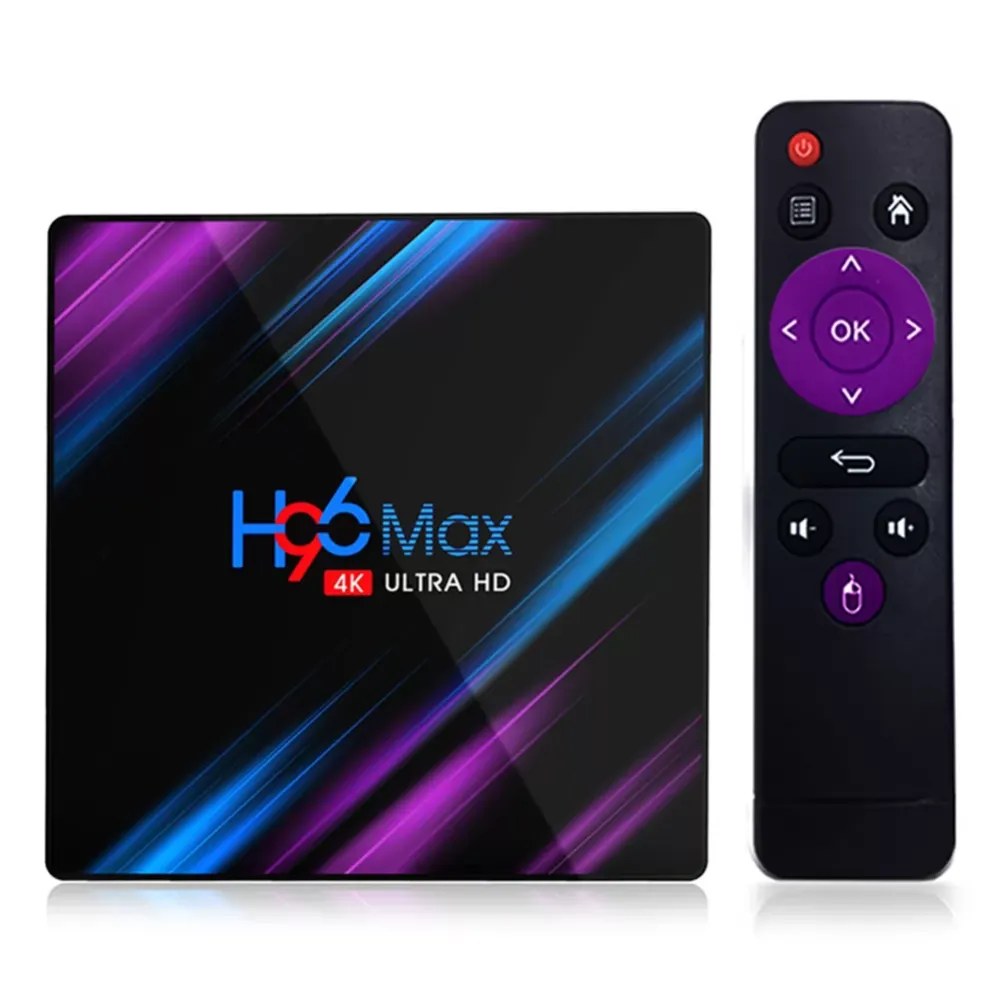 H96 MAX RK3318 Smart TV Box Android 10 4GB 32GB 64GB 4K Youtube MediX Android TV Set Top Box 2GB 16GB