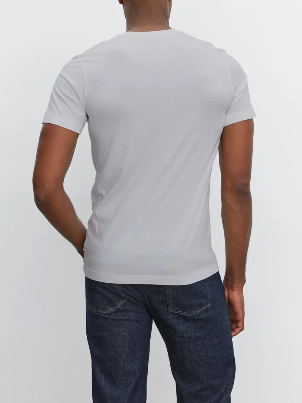 Men'S Fashion Cotton V-Neck T-Shirt