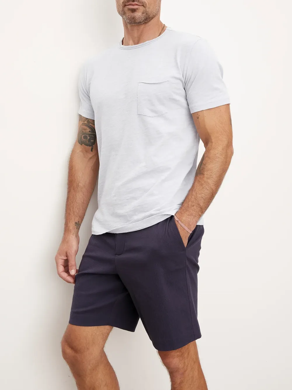 Men'S Cotton Basic Short Sleeve T-Shirt