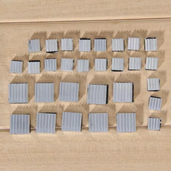 30 x Aluminum Heatsink Cooler Adhesive Kit for Cooling Raspberry Pi