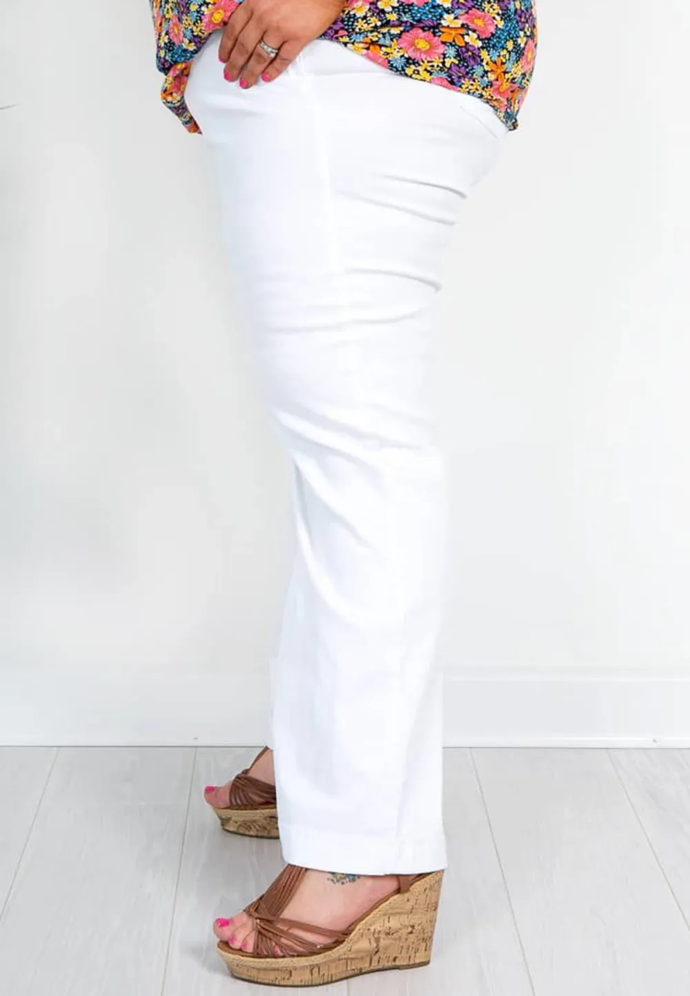 White Wide Leg Jean