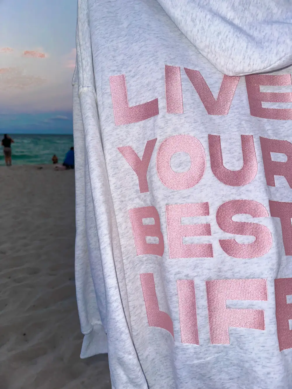 Live Your Best Life Embroider Hoodie