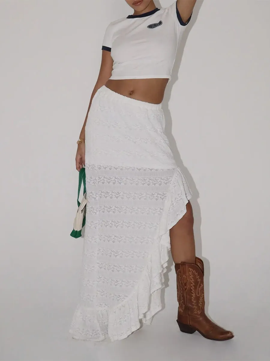 Baja Lace Maxi Skirts