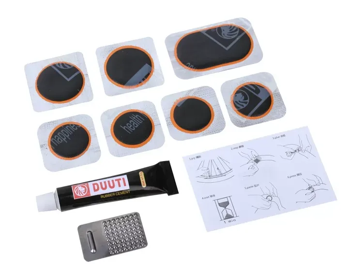 DUUTI TL-154 Bike Cycling Tyre Rubber Patches Glue Repair Kits Sets Tools